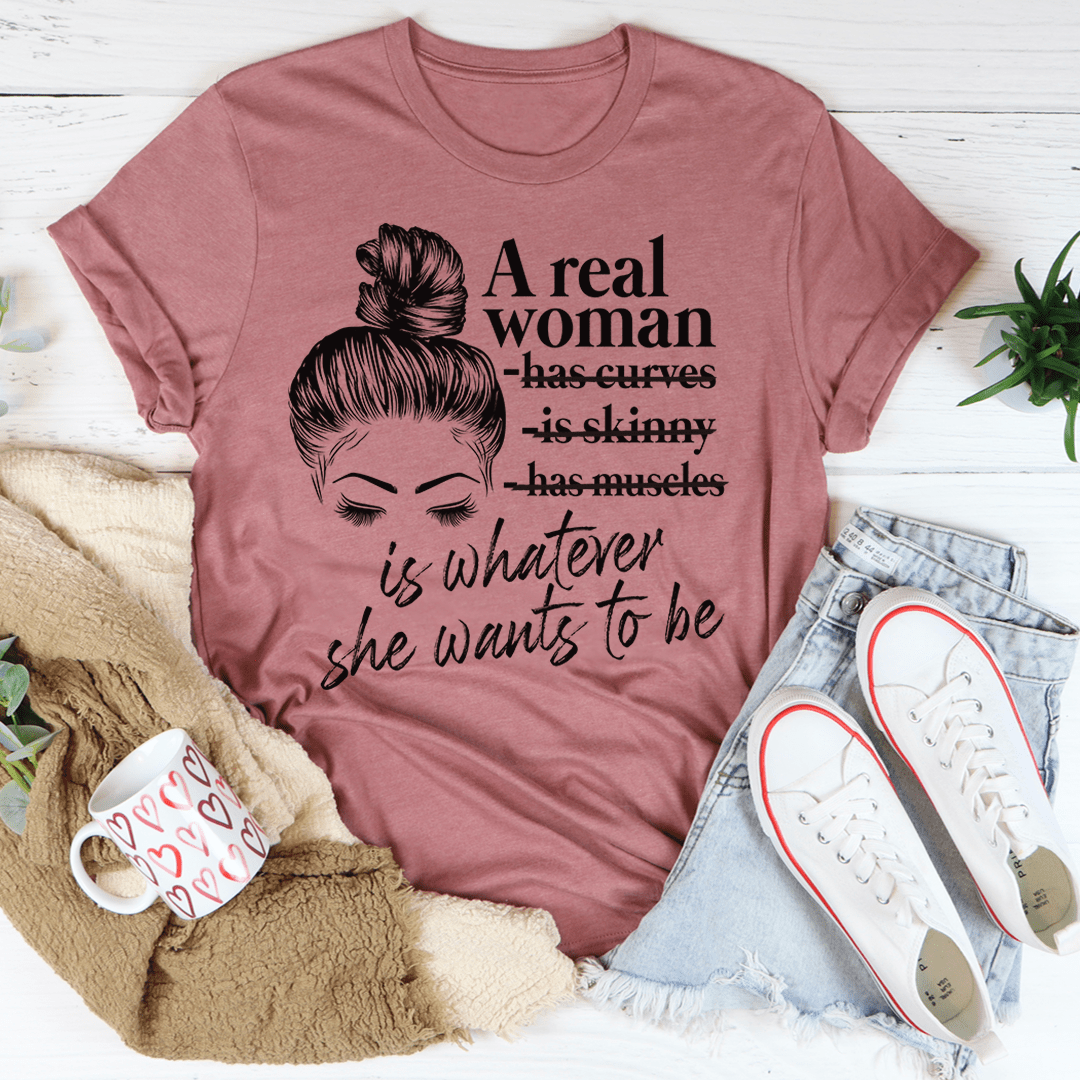 A Real Woman Tee shopmerchmallow A Real Woman Tee