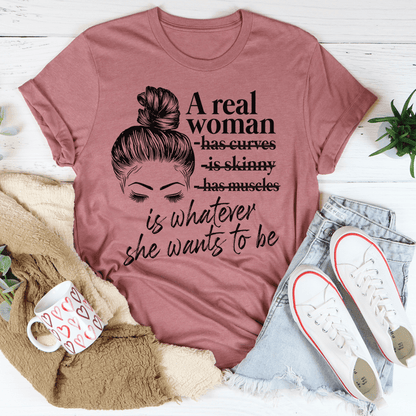 A Real Woman Tee shopmerchmallow A Real Woman Tee