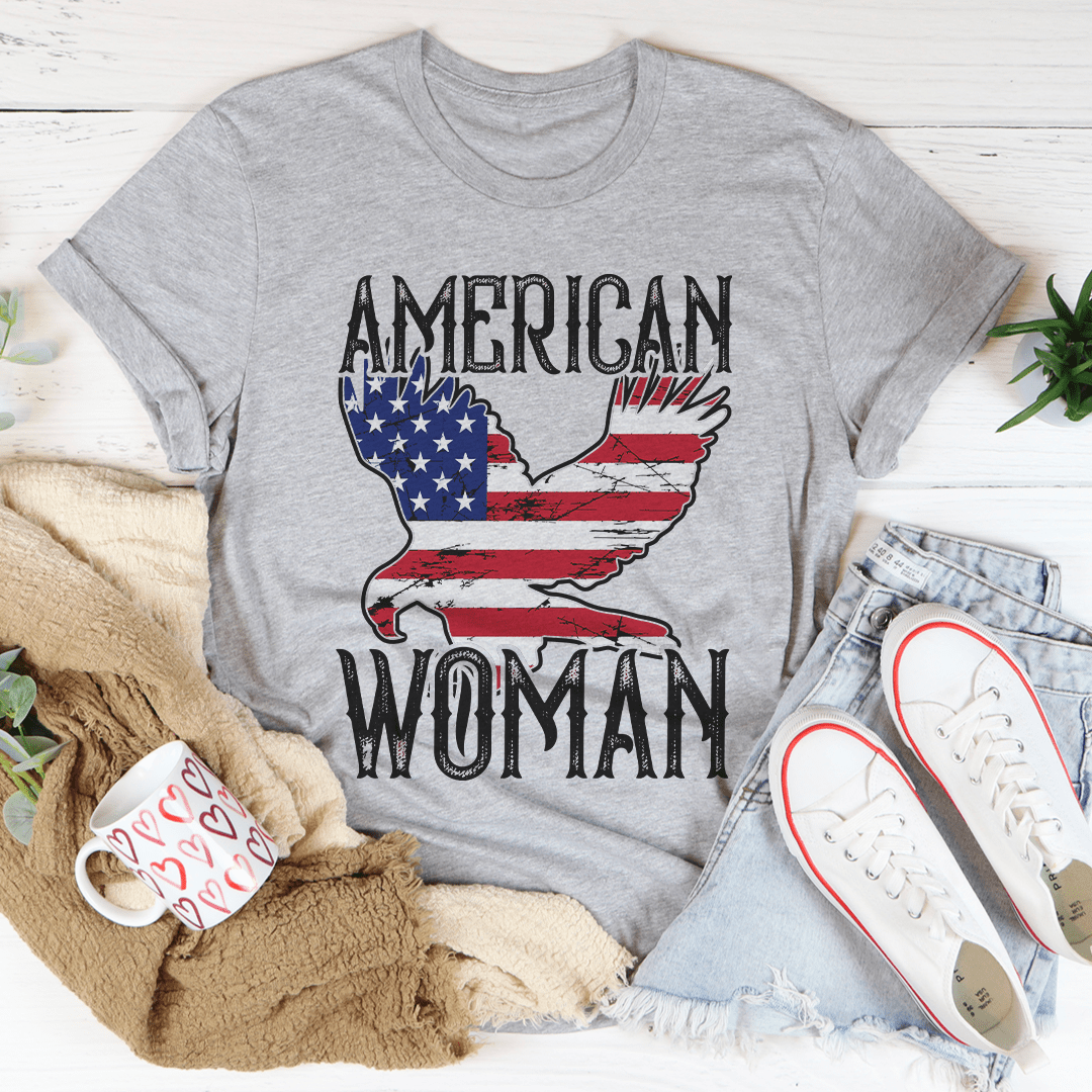 American Woman Eagle Tee shopmerchmallow American Woman Eagle Tee