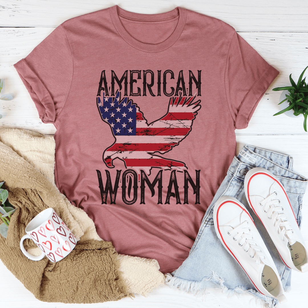 American Woman Eagle Tee shopmerchmallow American Woman Eagle Tee