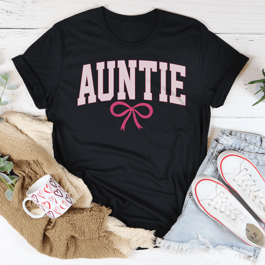 Auntie Coquette Bow Tee shopmerchmallow Auntie Coquette Bow Tee