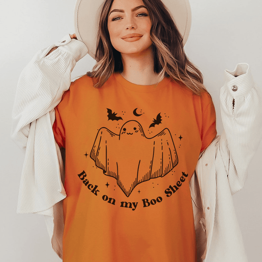 Back On My Boo Sheet Tee shopmerchmallow Back On My Boo Sheet Tee