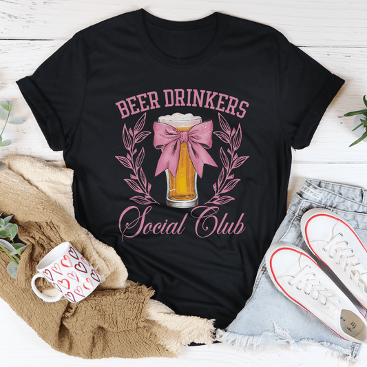 Beer Drinkers Social Club Tee shopmerchmallow Beer Drinkers Social Club Tee