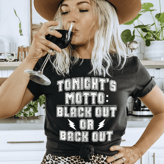 Black Out Or Back Out Tee shopmerchmallow Black Out Or Back Out Tee