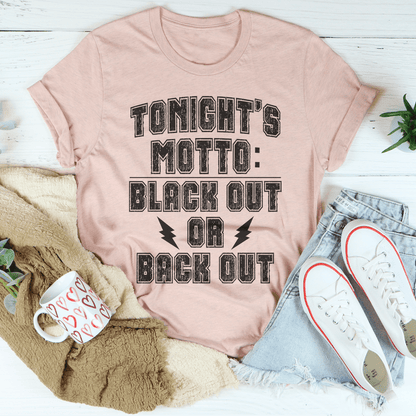 Black Out Or Back Out Tee shopmerchmallow Black Out Or Back Out Tee