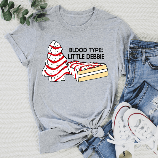 Blood Type Little Debbie Tee shopmerchmallow Blood Type Little Debbie Tee