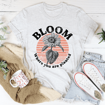 Bloom Where You Are Planted Tee shopmerchmallow Bloom Where You Are Planted Tee