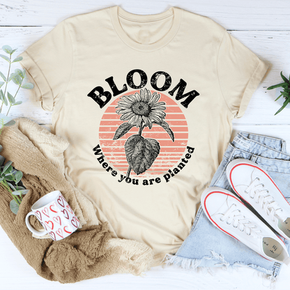 Bloom Where You Are Planted Tee shopmerchmallow Bloom Where You Are Planted Tee