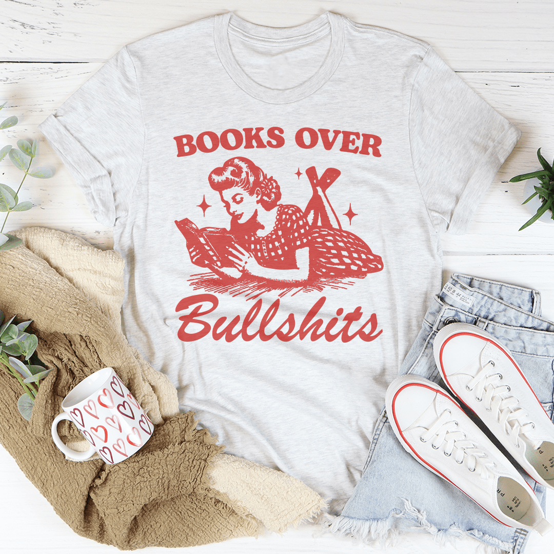 Books Over B.S Tee shopmerchmallow Books Over B.S Tee