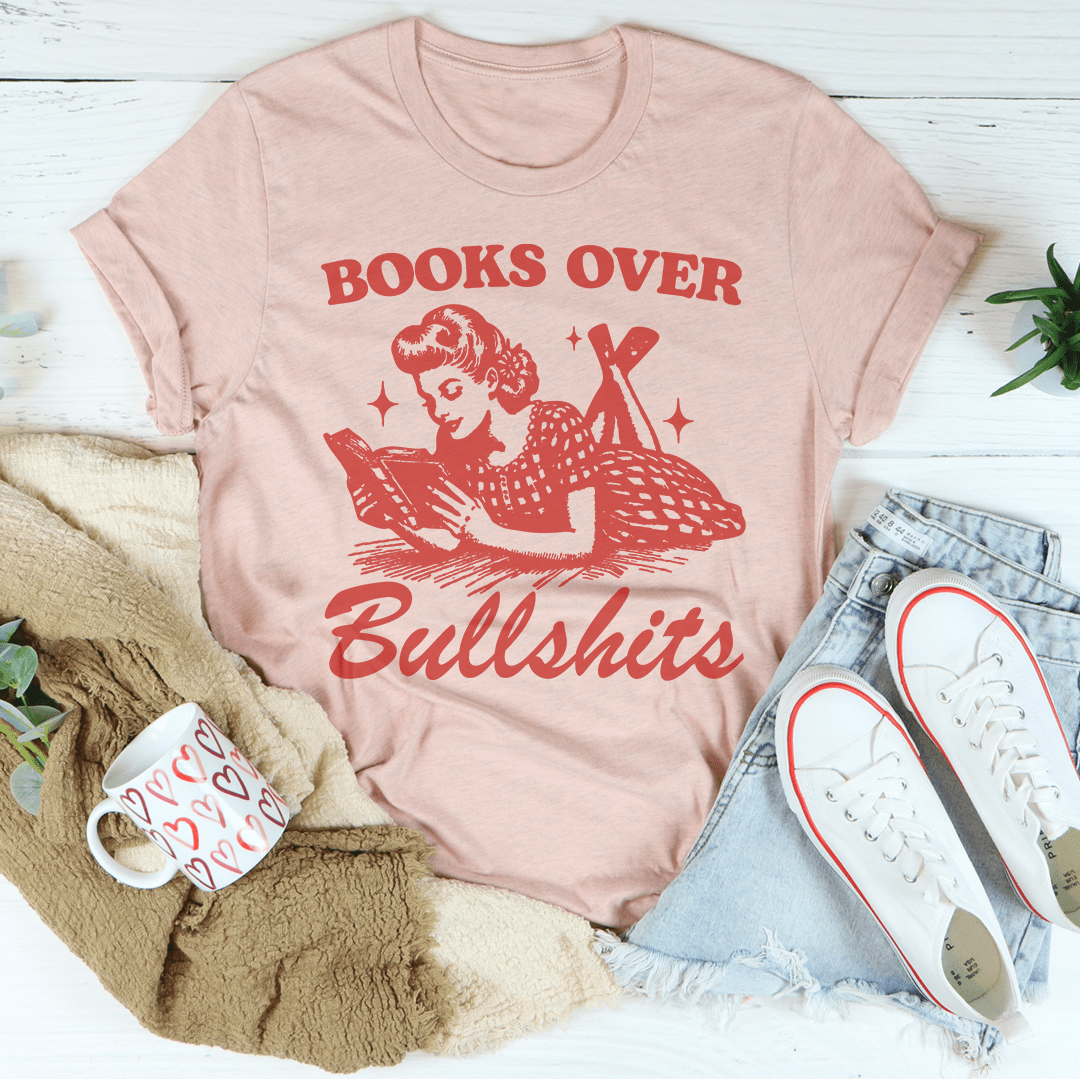 Books Over B.S Tee shopmerchmallow Books Over B.S Tee