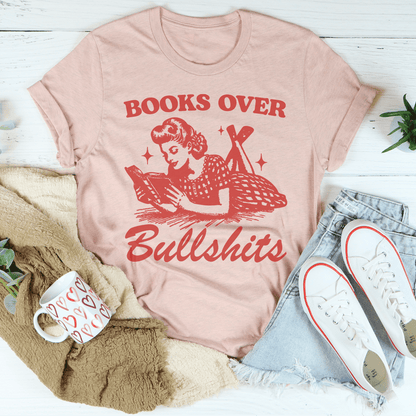 Books Over B.S Tee shopmerchmallow Books Over B.S Tee