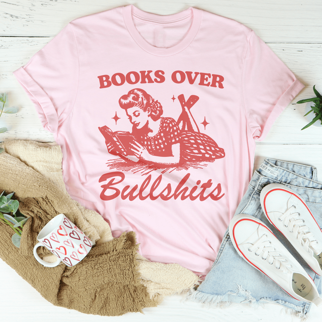 Books Over B.S Tee shopmerchmallow Books Over B.S Tee