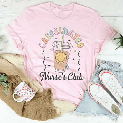 Caffeinated Nurse's Club Tee shopmerchmallow Caffeinated Nurse's Club Tee