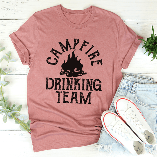 Campfire Drinking Team Tee shopmerchmallow Campfire Drinking Team Tee