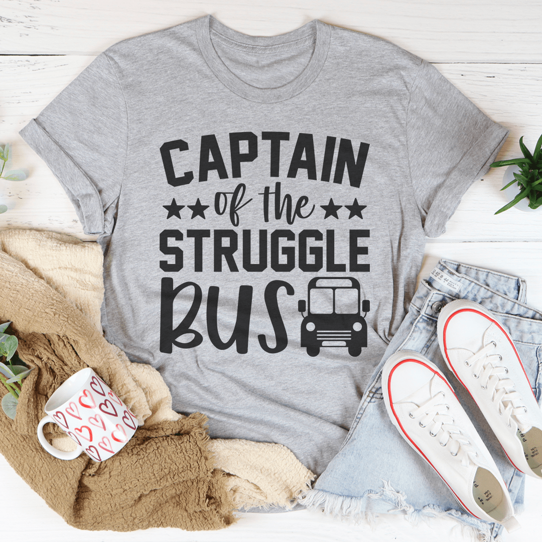 Captain Of The Struggle Bus Tee shopmerchmallow Captain Of The Struggle Bus Tee