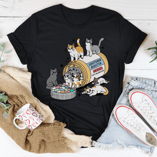 Cats Happy Pills Tee shopmerchmallow Cats Happy Pills Tee