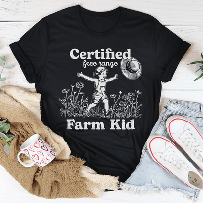 Certified Free Range Farm Kid Tee