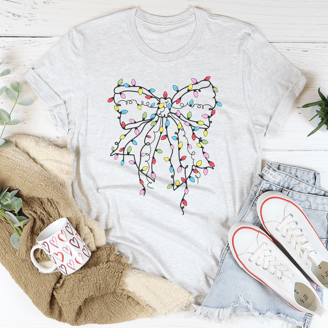 Christmas Bow Tee shopmerchmallow Christmas Bow Tee