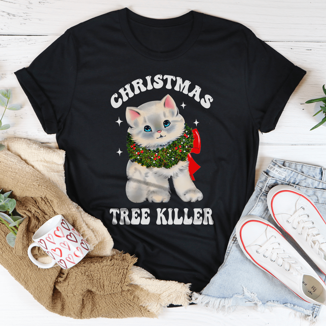 Christmas Tree Killer Tee shopmerchmallow Christmas Tree Killer Tee