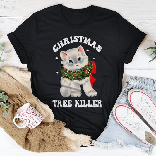 Christmas Tree Killer Tee shopmerchmallow Christmas Tree Killer Tee