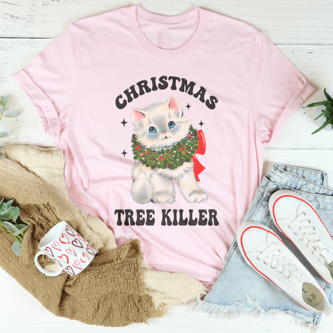 Christmas Tree Killer Tee shopmerchmallow Christmas Tree Killer Tee