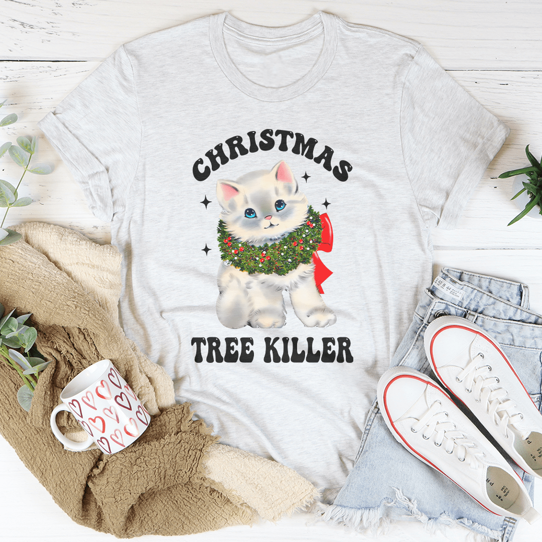 Christmas Tree Killer Tee shopmerchmallow Christmas Tree Killer Tee
