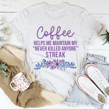 Coffee Helps Me Tee shopmerchmallow Coffee Helps Me Tee