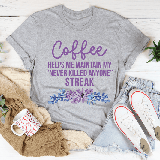 Coffee Helps Me Tee shopmerchmallow Coffee Helps Me Tee