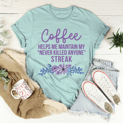 Coffee Helps Me Tee shopmerchmallow Coffee Helps Me Tee