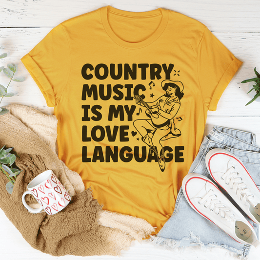 Country Music Is my Love Language Tee shopmerchmallow Country Music Is my Love Language Tee