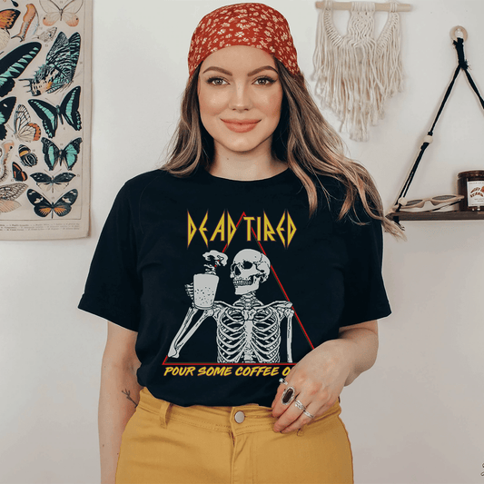 Dead Tired Coffee Tee shopmerchmallow Dead Tired Coffee Tee