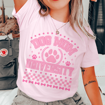 Dog Mom University Tee shopmerchmallow Dog Mom University Tee