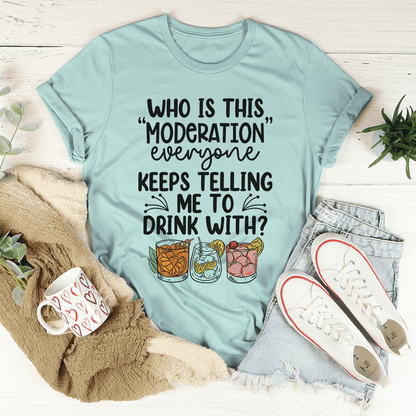 Drink With Moderation Tee shopmerchmallow Drink With Moderation Tee