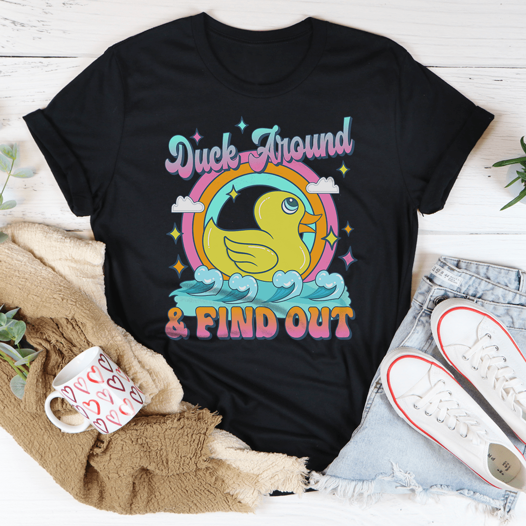 Duck Around & Find Out Tee shopmerchmallow Duck Around & Find Out Tee