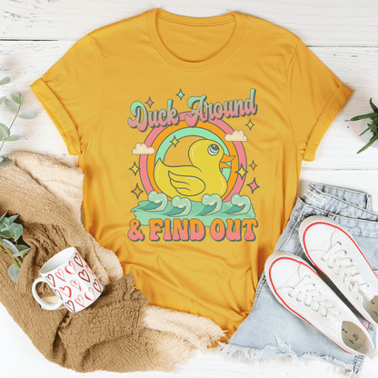 Duck Around & Find Out Tee shopmerchmallow Duck Around & Find Out Tee