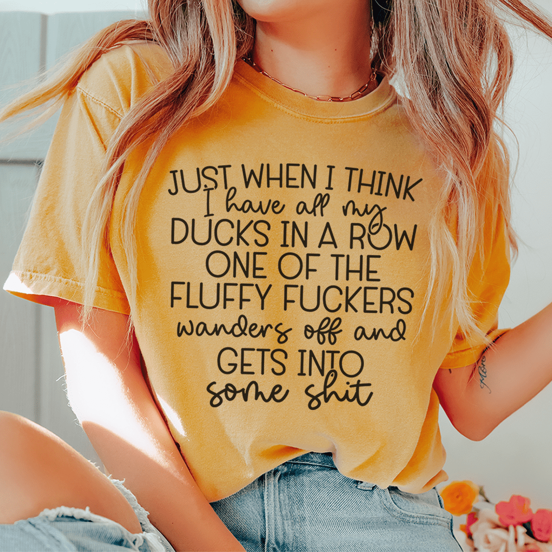 Ducks In A Row Tee
