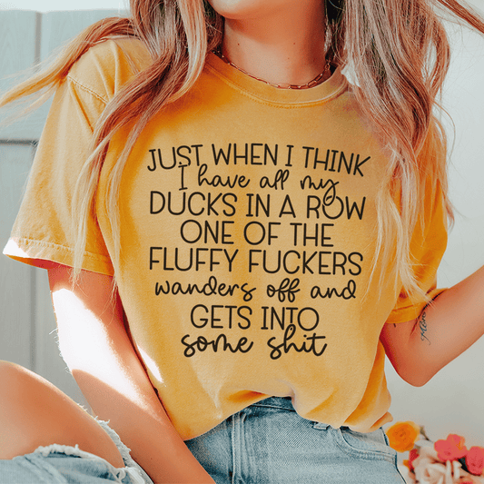 Ducks In A Row Tee