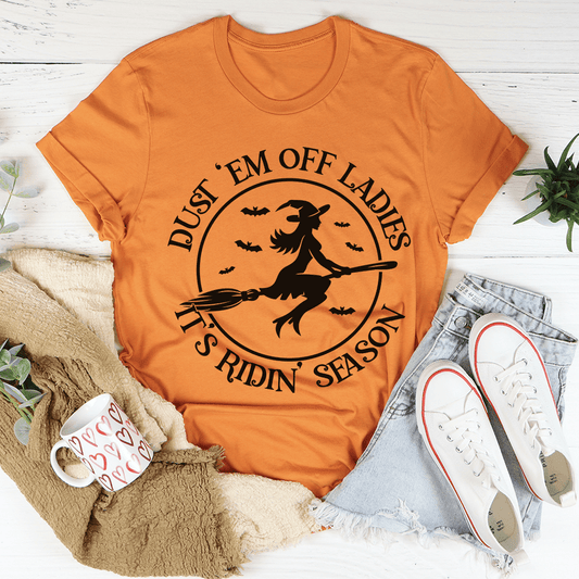 Dust 'em Off Ladies It's Ridin' Season Tee shopmerchmallow Dust 'em Off Ladies It's Ridin' Season Tee