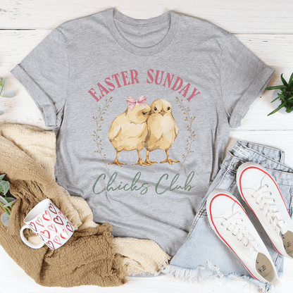 Easter Sunday Chicks Club Tee shopmerchmallow Easter Sunday Chicks Club Tee