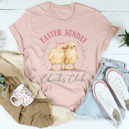 Easter Sunday Chicks Club Tee shopmerchmallow Easter Sunday Chicks Club Tee