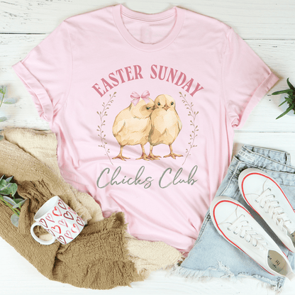 Easter Sunday Chicks Club Tee shopmerchmallow Easter Sunday Chicks Club Tee