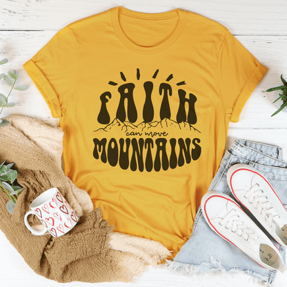 Faith Can Move Mountains Tee shopmerchmallow Faith Can Move Mountains Tee