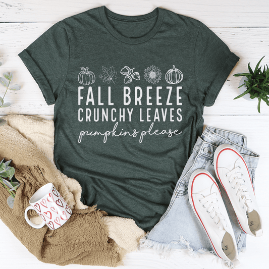 Fall Breeze Crunchy Leaves Pumpkins Please Tee shopmerchmallow Fall Breeze Crunchy Leaves Pumpkins Please Tee