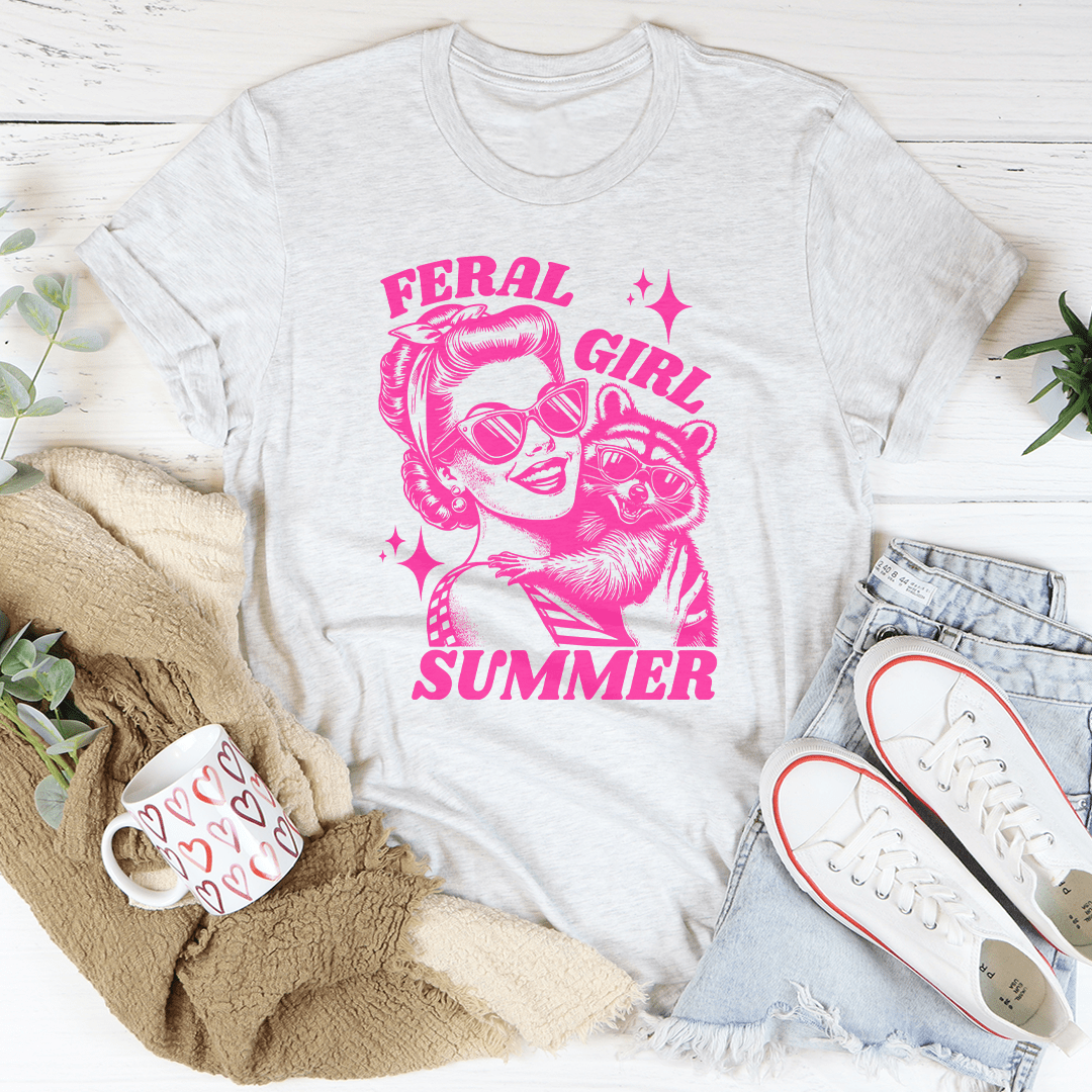 Feral Girl Summer Tee shopmerchmallow Feral Girl Summer Tee