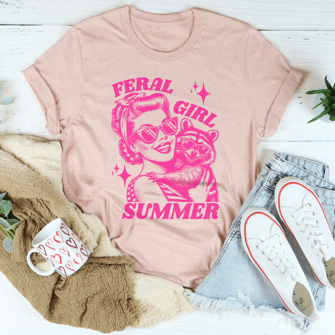 Feral Girl Summer Tee shopmerchmallow Feral Girl Summer Tee