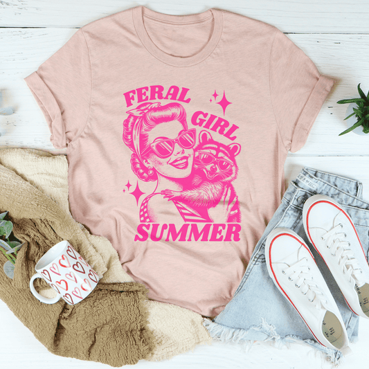 Feral Girl Summer Tee shopmerchmallow Feral Girl Summer Tee