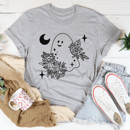 Floral Ghost Tee shopmerchmallow Floral Ghost Tee