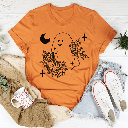 Floral Ghost Tee shopmerchmallow Floral Ghost Tee