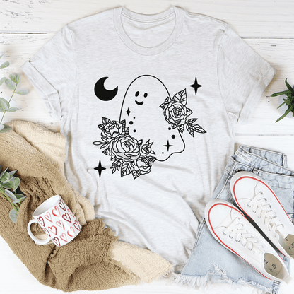 Floral Ghost Tee shopmerchmallow Floral Ghost Tee
