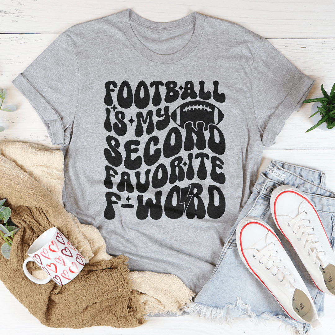 Football Is My Second Favorite F Word Tee shopmerchmallow Football Is My Second Favorite F Word Tee